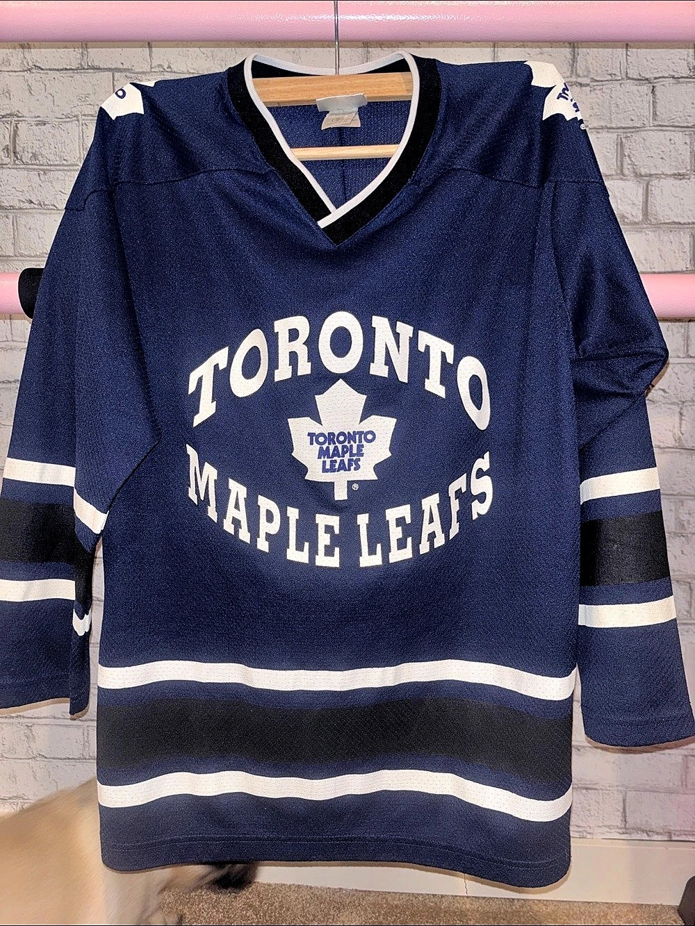 Vintage Toronto Maple Leafs hockey jersey Blue & White Hockey Jersey